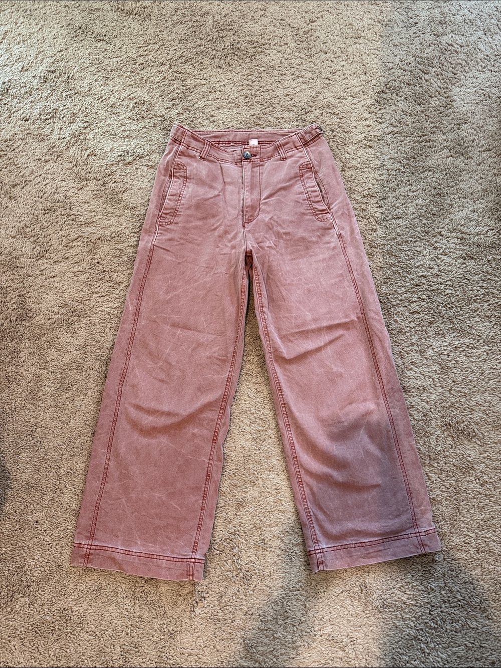Old Navy Wide-Leg Pants in Dusty Pink